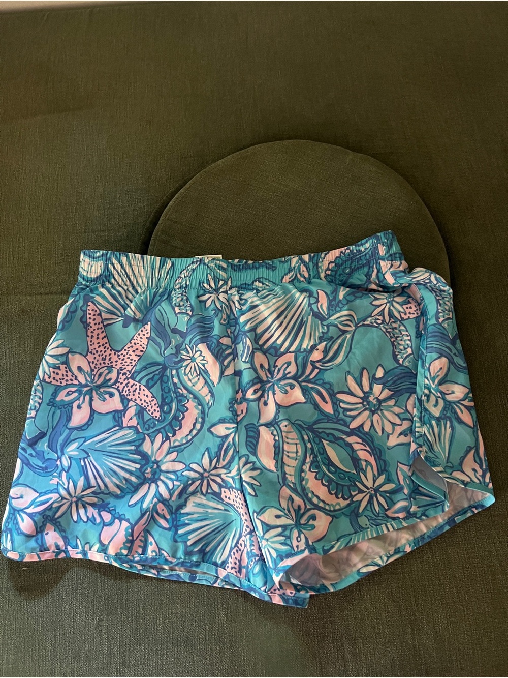Lilly Pulitzer Boca Chica Running Shorts in Sound the Sirens Print
